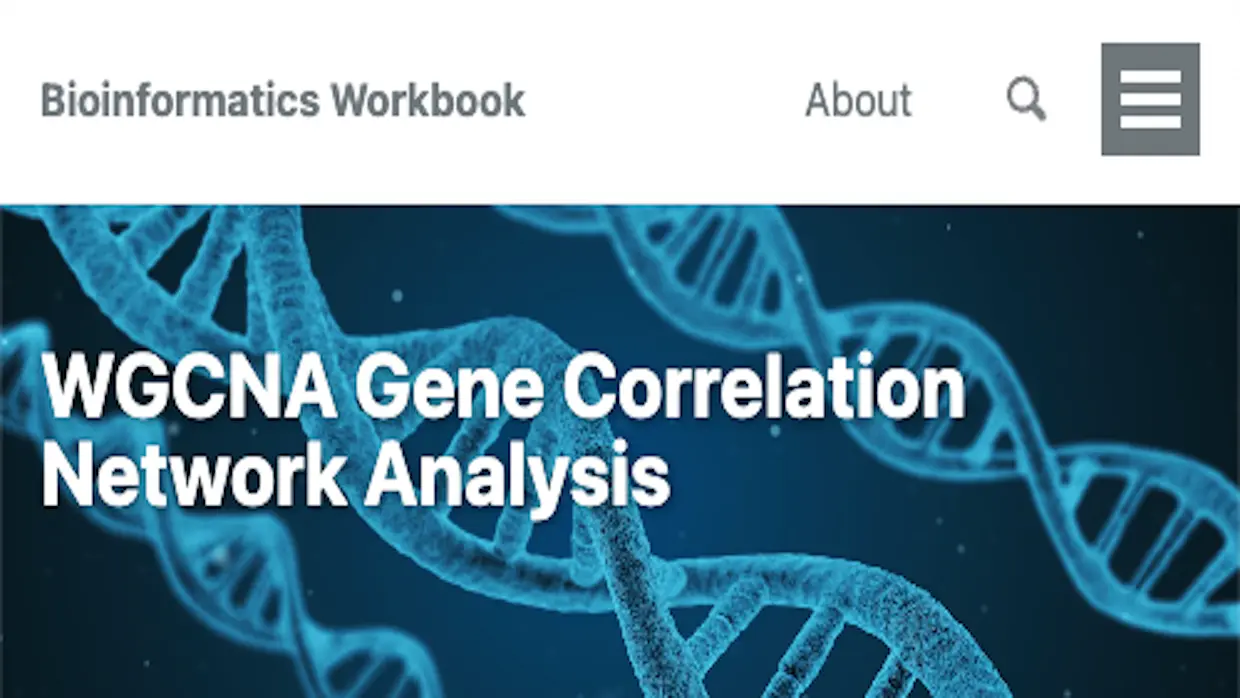 Bioinformnatics Workbook: Network analysis with WGCNA